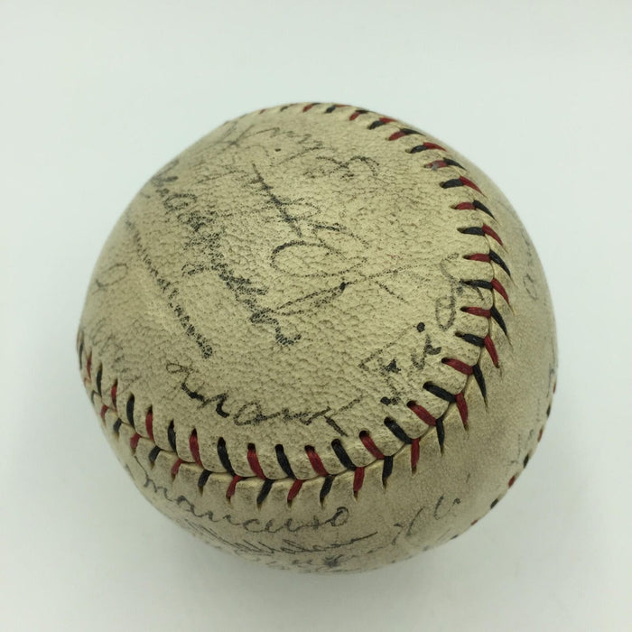 Earliest Known Dizzy Dean Rookie 1930 St Louis Cardinals Signed Baseball PSA