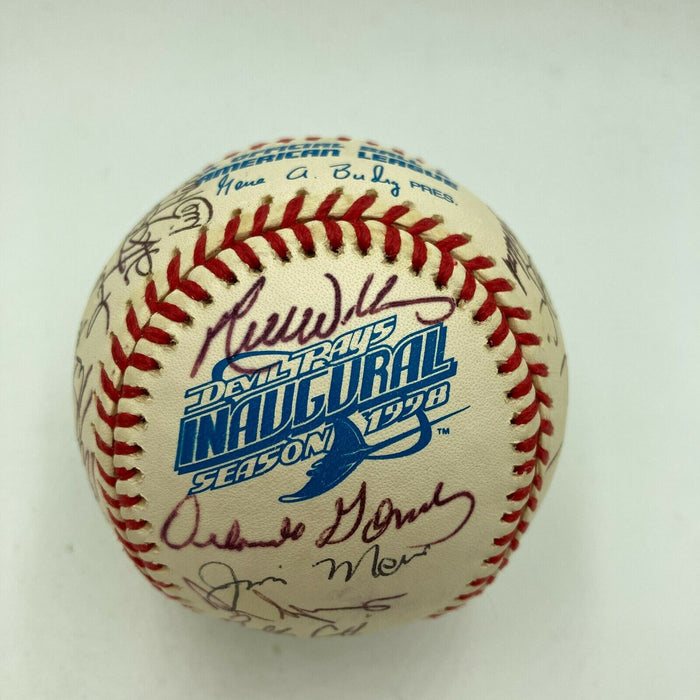 1998 Tampa Bay Devil Rays Inaugural Season Team Signed Major League Baseball
