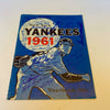 1961 New York Yankees WS Champs Team Signed Yearbook 34 Sigs Mickey Mantle JSA
