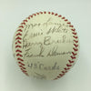 The Finest 1943 St. Louis Cardinals NL Champs Team Signed Baseball PSA DNA COA