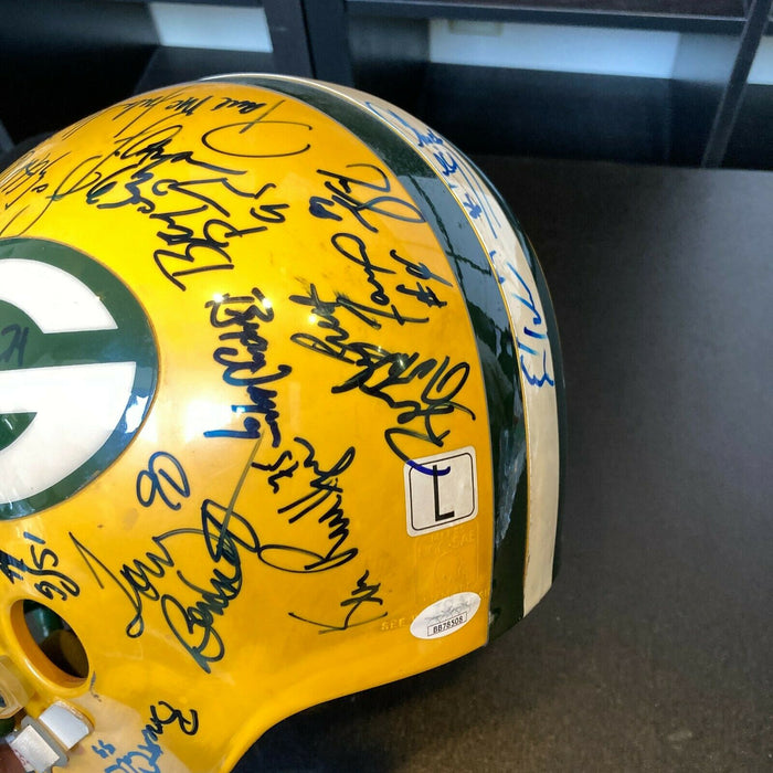 1992 Green Bay Packers Team Signed Full Size Helmet Brett Favre Rookie JSA COA