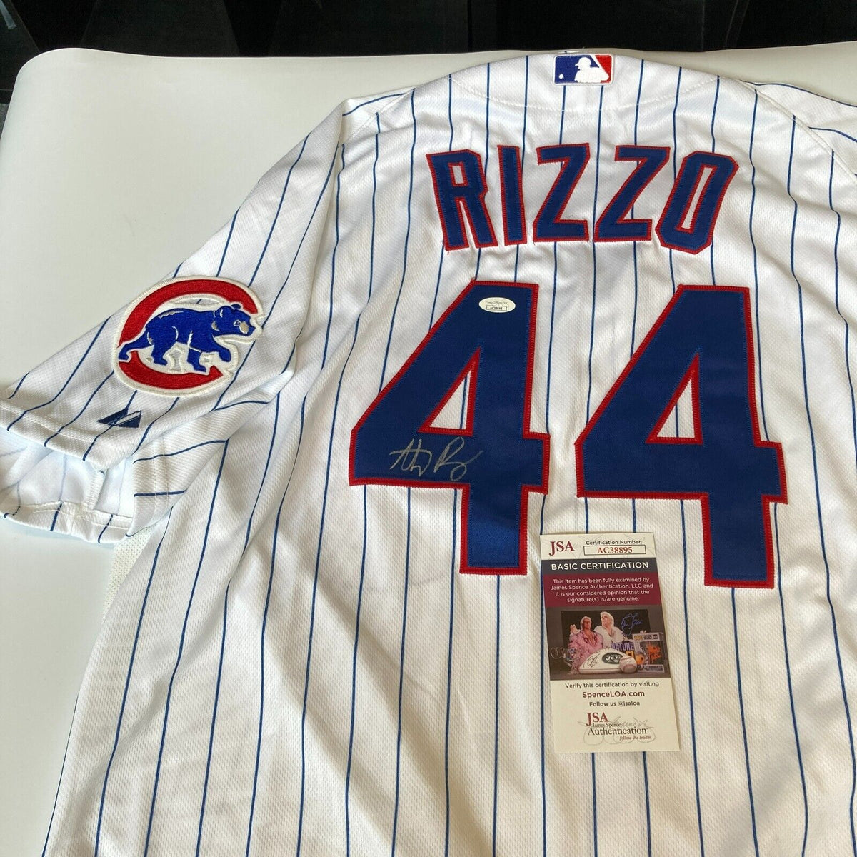 Anthony Rizzo Signed Authentic Chicago Cubs Jersey With JSA COA —  Showpieces Sports