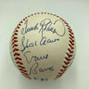 Mickey Mantle Ted Williams Willie Mays 500 Home Run Club Signed Baseball JSA COA