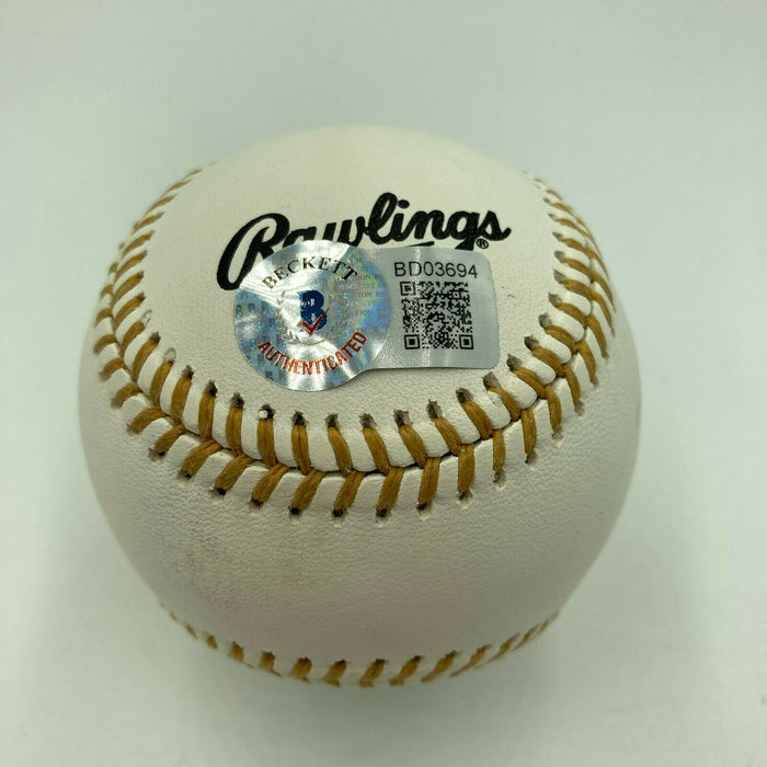 Omar Vizquel 11x Gold Glove Signed Official Gold Glove Baseball Beckett COA