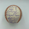 2001 Yankees Team Signed WS Baseball Derek Jeter Mariano Rivera 33 Sigs JSA COA