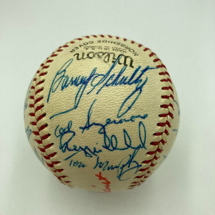 Beautiful 1973 St. Louis Cardinals Team Signed Baseball Beckett COA