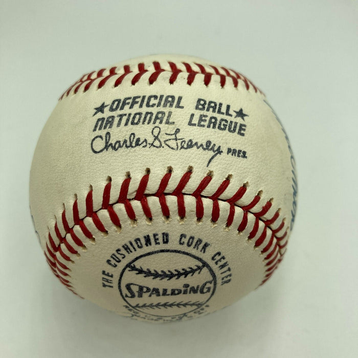 Lefty Grove & Lefty Gomez 1973 Old Timers Days Multi Signed Baseball