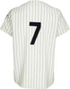 Beautiful Mickey Mantle No. 7 Signed New York Yankees Jersey PSA DNA COA