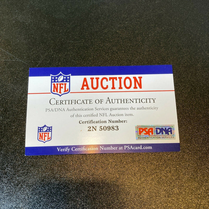 Will Shields HOF 2015 Signed Autographed NFL Football PSA DNA COA