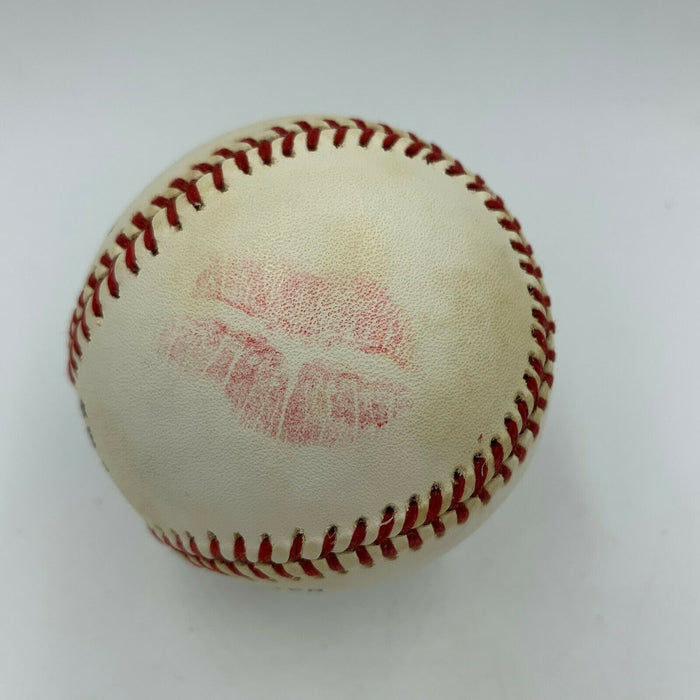 Brinke Stevens Signed Baseball With Kiss Lip Print JSA COA Celebrity Actress