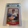 Hoyt Wilhelm Signed Pacific 1990 Baseball Card CAS Certified Auto
