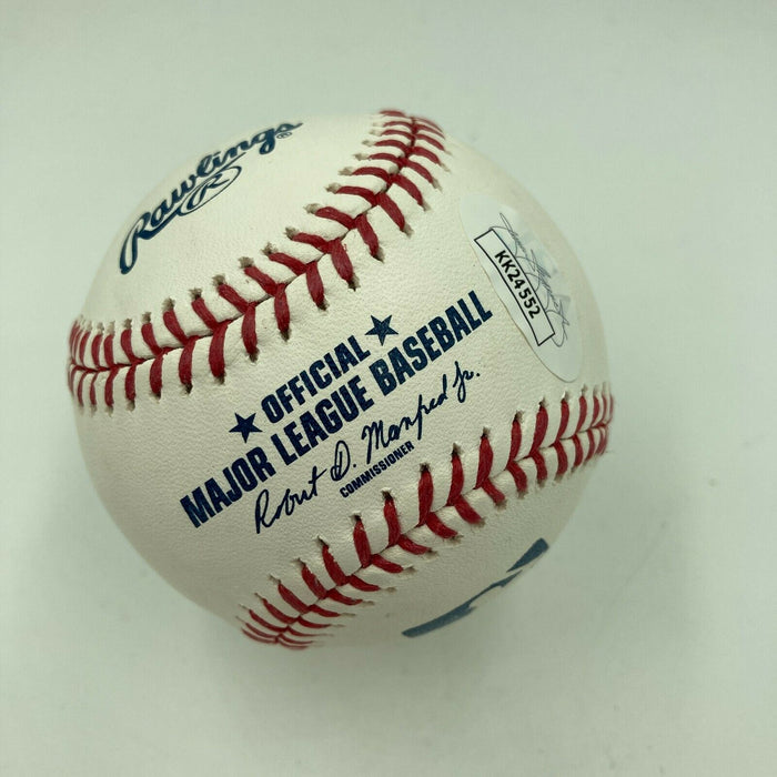 John Sterling "Thhhhe Yankees Win!" Signed Inscribed MLB Baseball JSA COA