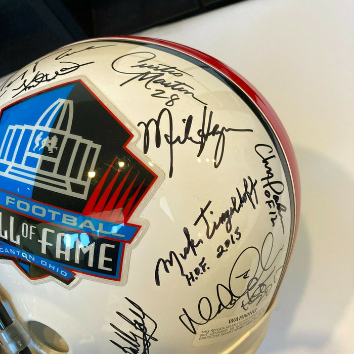 Jim Brown Jerry Rice Hall Of Fame Legends Multi Signed Full Size Helmet JSA