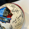 Jim Brown Jerry Rice Hall Of Fame Legends Multi Signed Full Size Helmet JSA