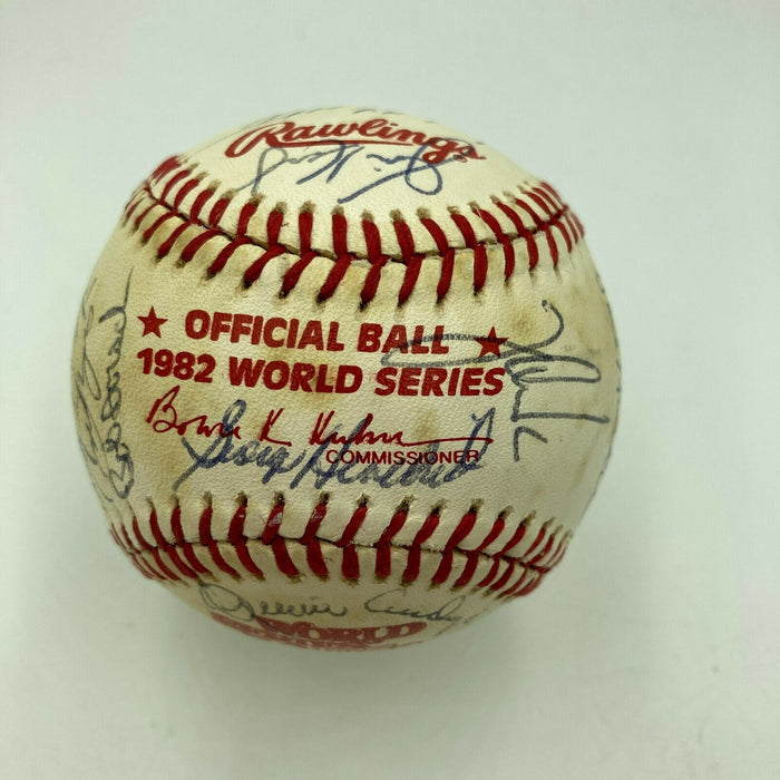 1982 St. Louis Cardinals World Series Champs Team Signed World Series Baseball