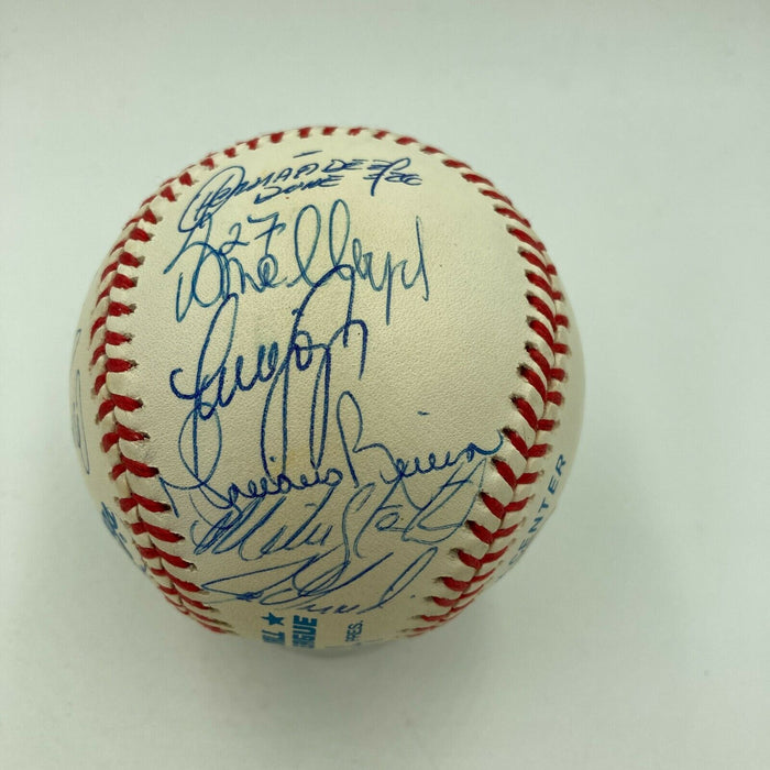 1998 New York Yankees World Series Champs Team Signed Baseball Derek Jeter JSA