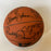 1983 Philadelphia 76ers Team Signed Basketball With Julius Erving Dr. J