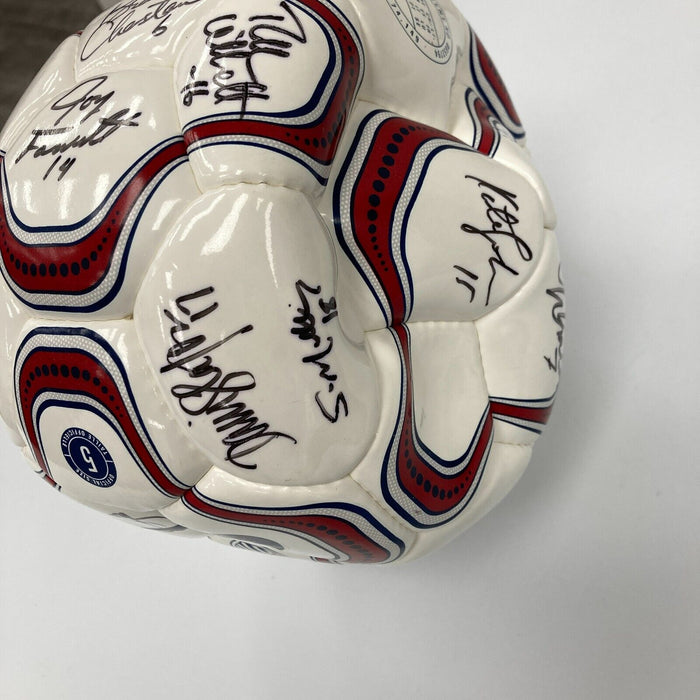 2000 U.S. Women's Team Signed Soccer Ball JSA COA 17 Sigs With Mia Hamm