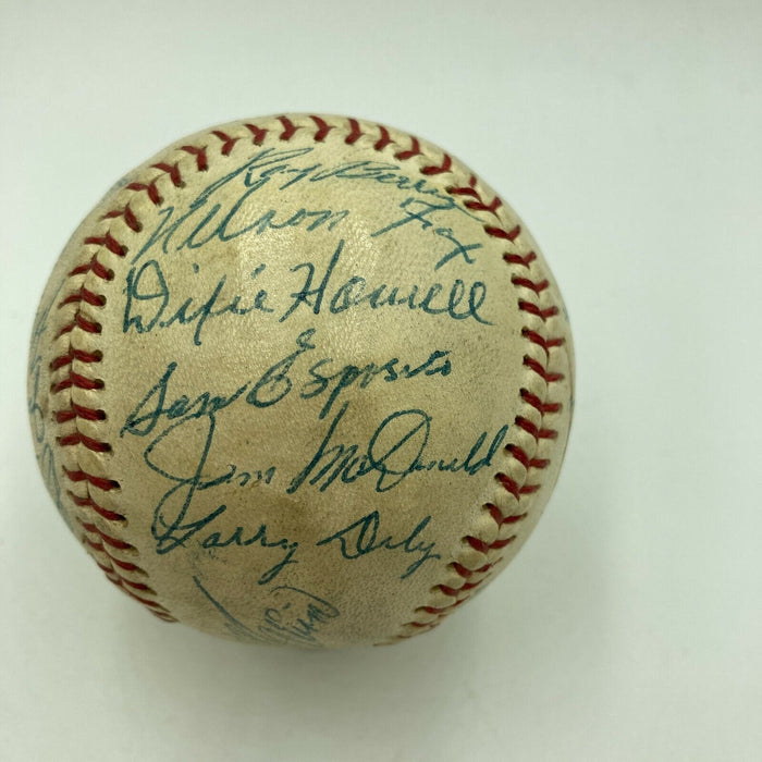 1954 Chicago White Sox Team Signed Autographed Baseball With Nellie Fox
