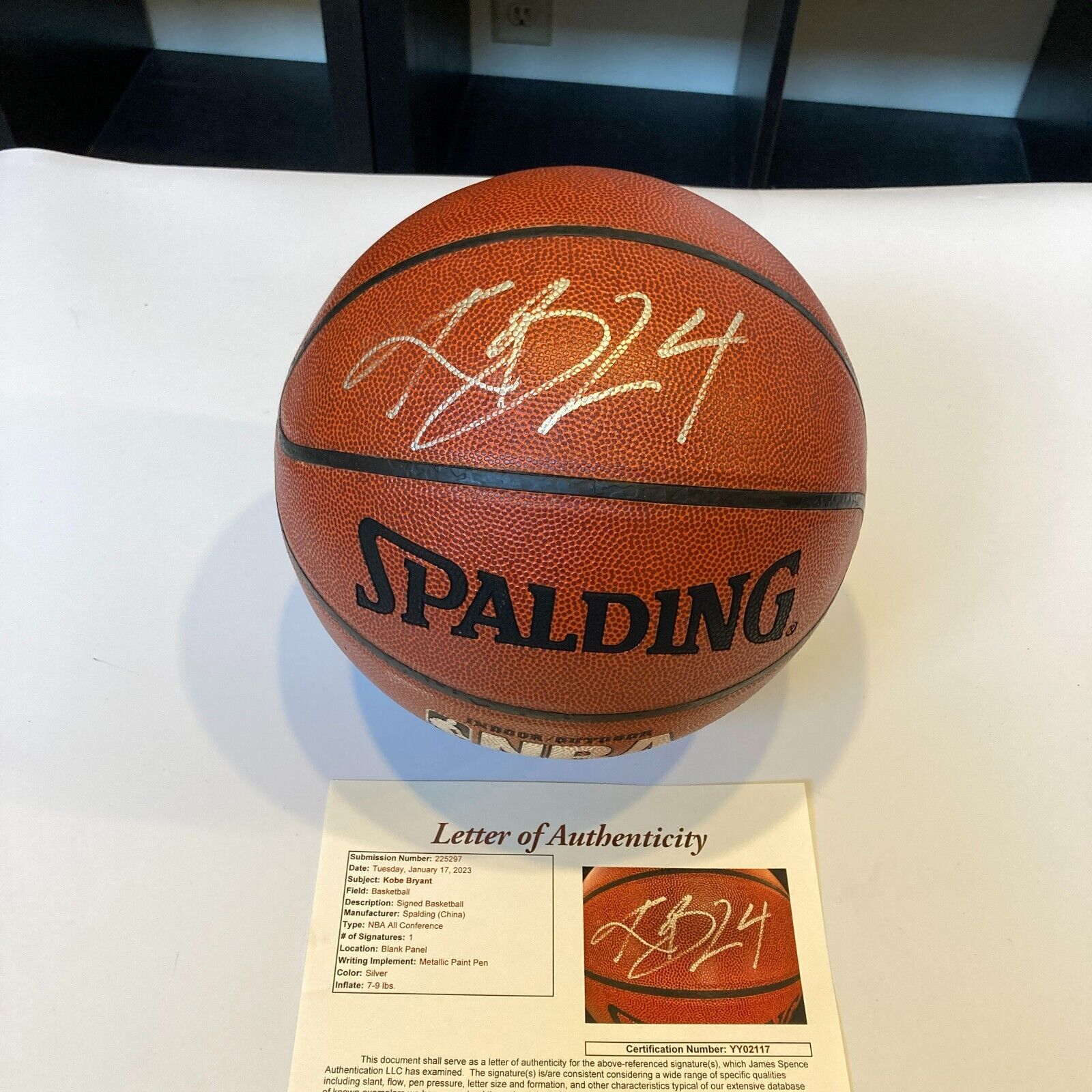kobe signature basketball