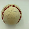 Derek Jeter 1996 Yankees World Series Champs Multi Signed Baseball JSA COA