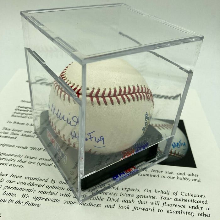 Stan Musial HOF 1969 Signed Major League Baseball PSA DNA Graded GEM MINT 10