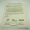 Felix Mantilla Signed 1961 Game Used Baseball Milwaukee Braves JSA COA