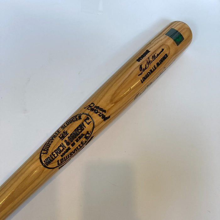 Beautiful Ted Williams Signed Louisville Slugger Game Model Baseball Bat JSA COA