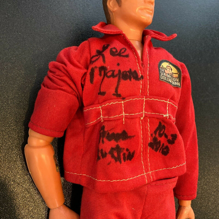 Lee Majors Signed 1977 Six Million Dollar Man Bionic Grip Kenner Figure JSA COA
