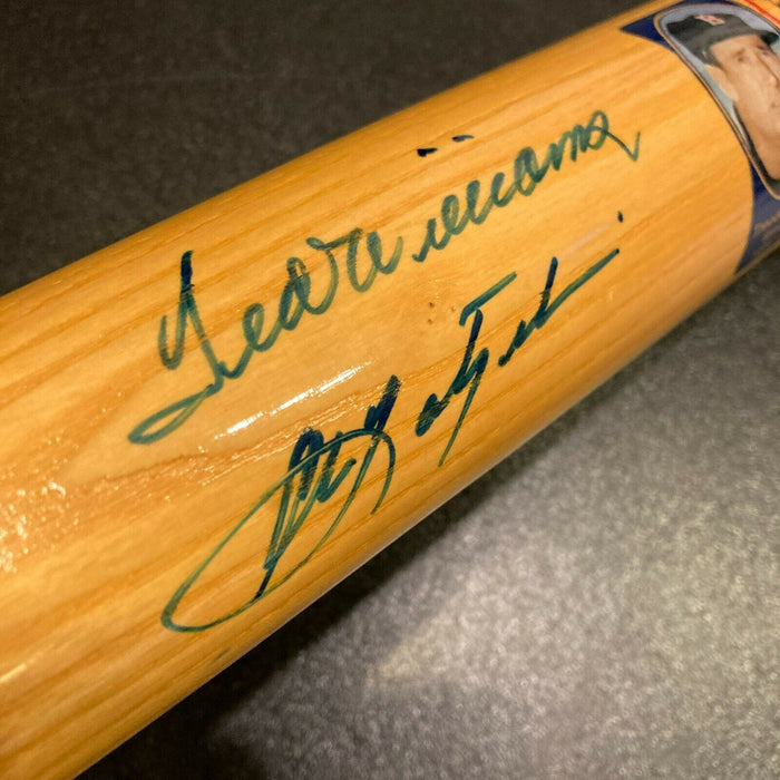 Ted Williams & Carl Yastrzemski Signed Cooperstown Red Sox Baseball Bat JSA COA