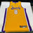 Kobe Bryant Signed 1999-00 Los Angeles Lakers Game Issued Finals Jersey PSA DNA