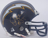 Junior Seau Signed San Diego Chargers Riddell Mini Helmet Beckett COA