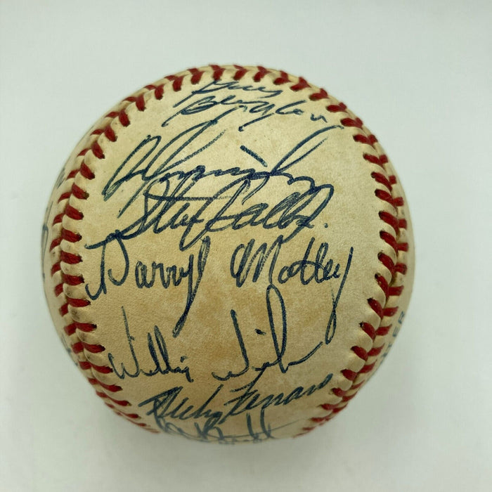 1985 Kansas City Royal World Series Champs Team Signed Baseball With JSA COA