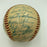 Willie Mays 1954 New York Giants World Series Champs Team Signed Baseball JSA