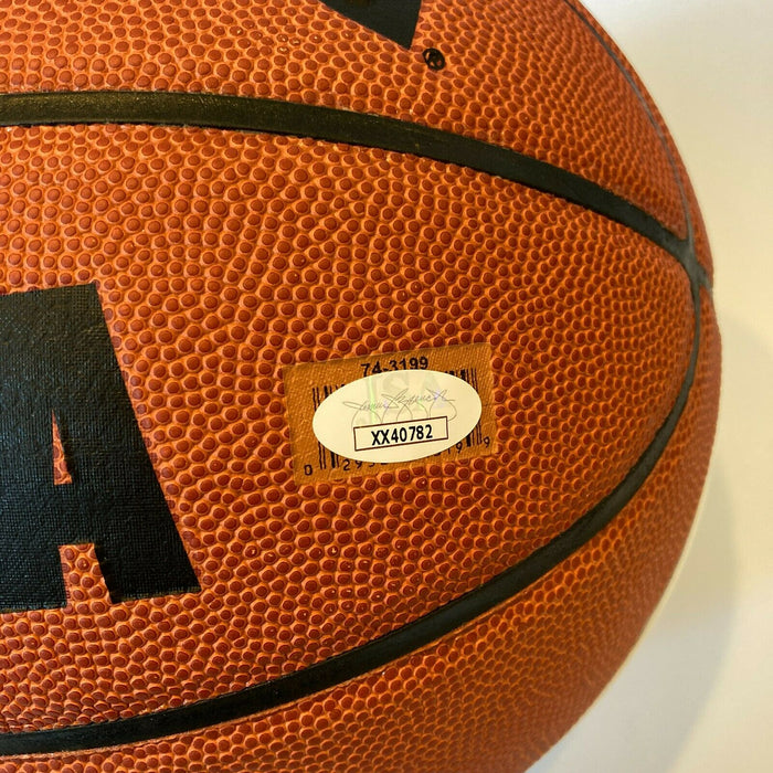 Shaquille O'neal Allen Iverson Yao Ming 2016 HOF Induction Signed Basketball JSA