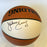 Julius Erving Clyde Drexler John Havlicek NBA HOF Legends Signed Basketball JSA