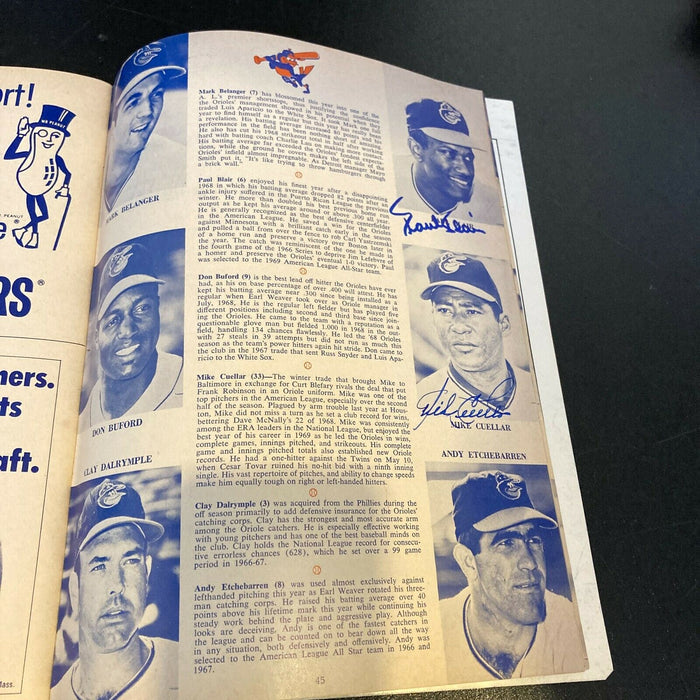 1969 New York Mets & Baltimore Orioles Team Signed World Series Program JSA COA