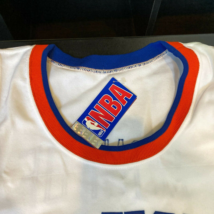 1973 New York Knicks NBA Champions Team Signed Authentic Jersey Steiner COA