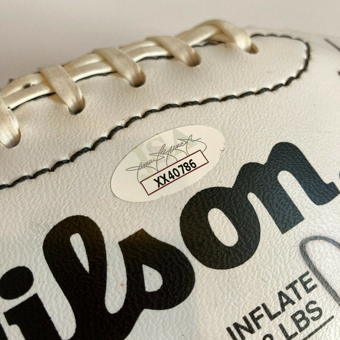 Hall Of Fame Legends Multi Signed Football With 21 Sigs JSA COA
