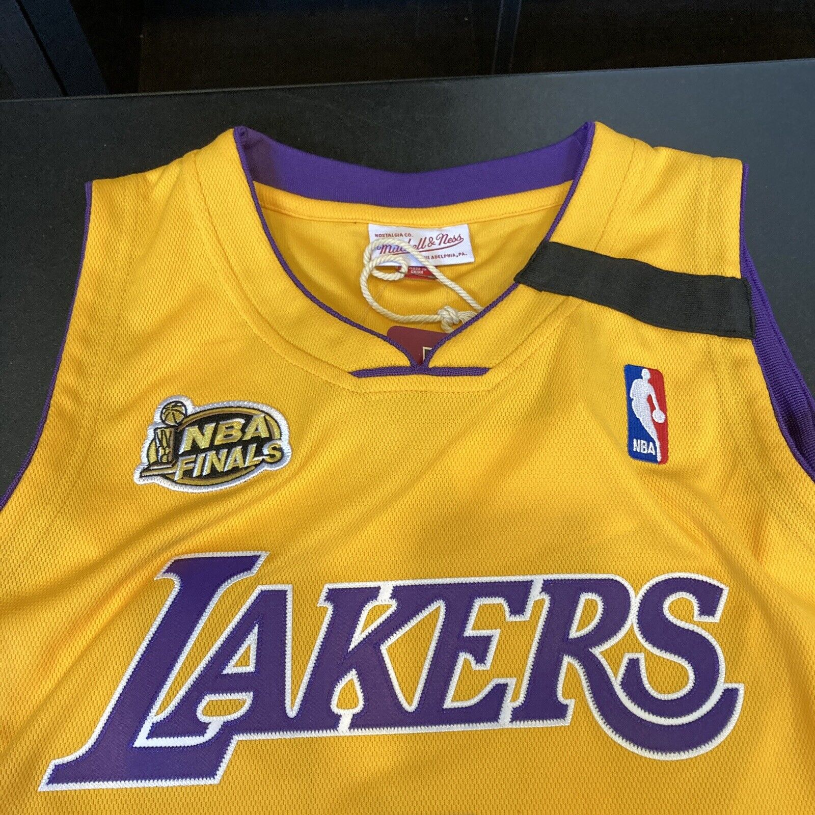 Kobe Bryant Los Angeles Lakers Autographed Mitchell & Ness Gold Jersey - PSA