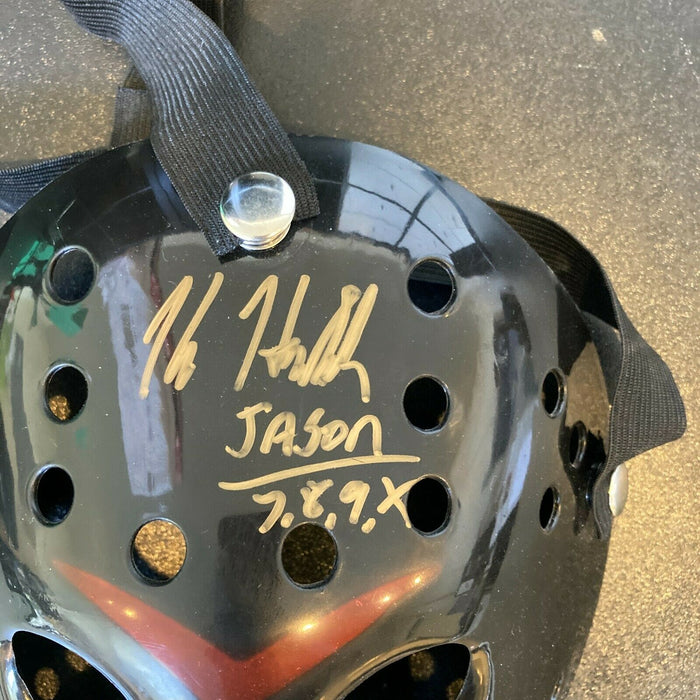 Kane Hodder Signed Jason Voorhees Mask Friday The 13th With JSA COA