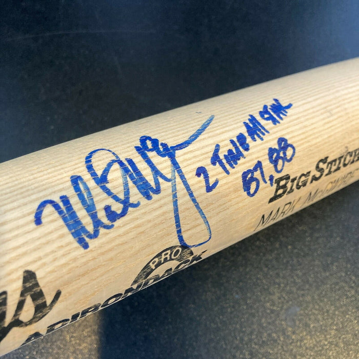 Mark Mcgwire "2X All Star 1987 & 1988" Signed Game Model Baseball Bat JSA COA
