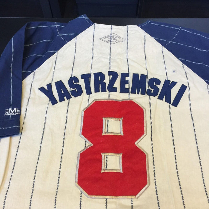 Carl Yastrzemski Hall Of fame 1989 Signed Authentic Boston Red Sox Jersey JSA