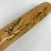 Mickey Mantle Joe Dimaggio Ted Williams Hall Of Fame Multi Signed Bat JSA COA