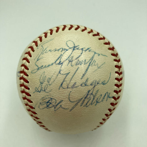 1957 Brooklyn Dodgers Team Signed Baseball Last Season Brooklyn Sandy Koufax JSA