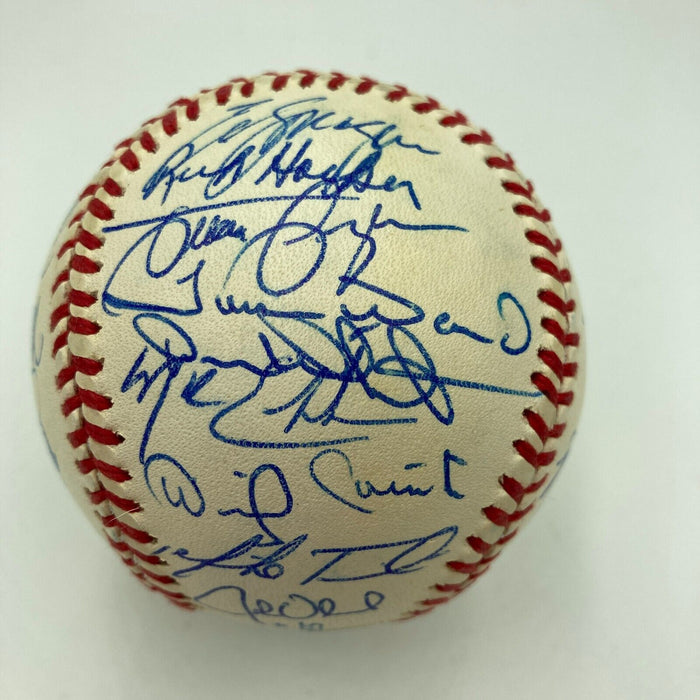 1993 Toronto Blue Jays World Series Champs Team Signed W.S. Baseball JSA COA