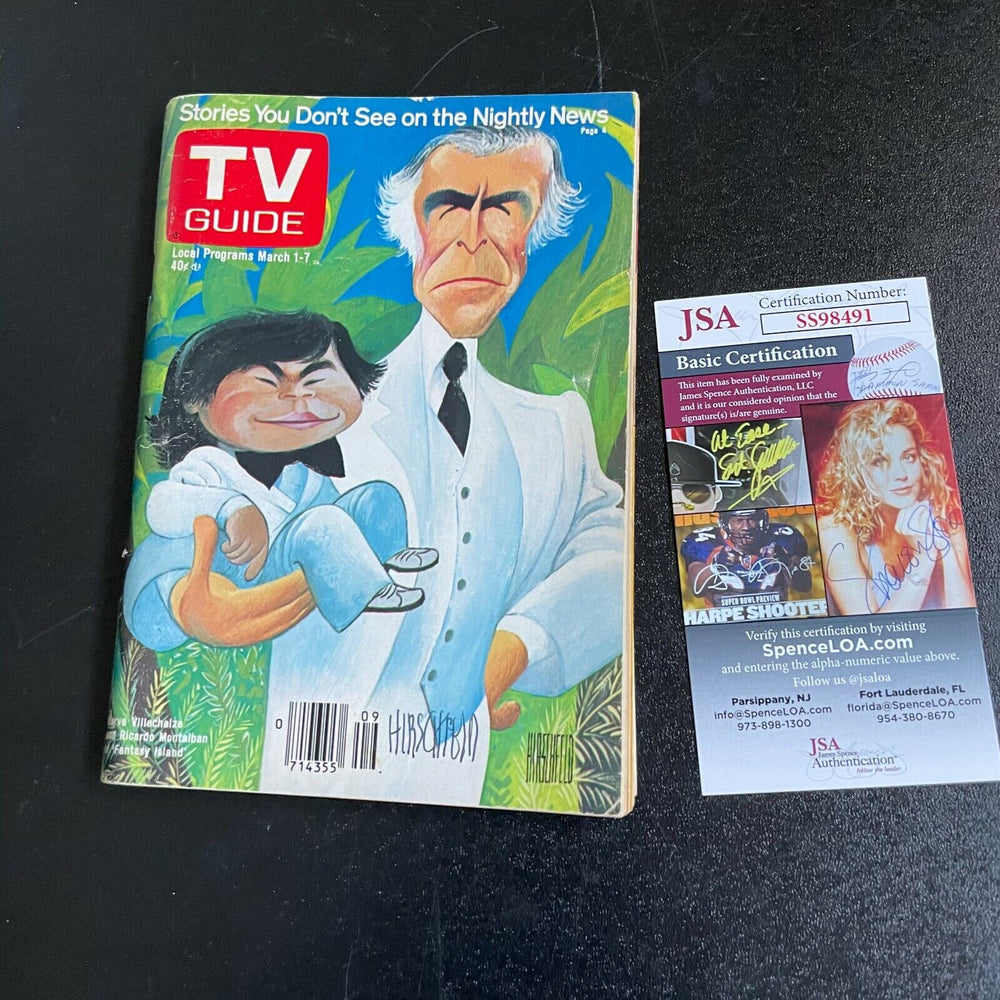 Al Hirschfeld Signed Autographed Magazine Caricaturist With JSA COA