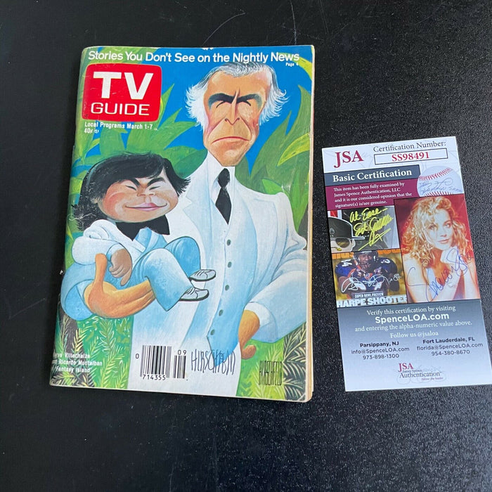 Al Hirschfeld Signed Autographed Magazine Caricaturist With JSA COA