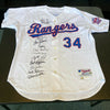 Nolan Ryan Tom Seaver Randy Johnson 3,000 Strikeout Club Signed Jersey JSA COA