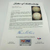 Incredible 1970's George Brett 11 Times! Signed American League Baseball PSA DNA